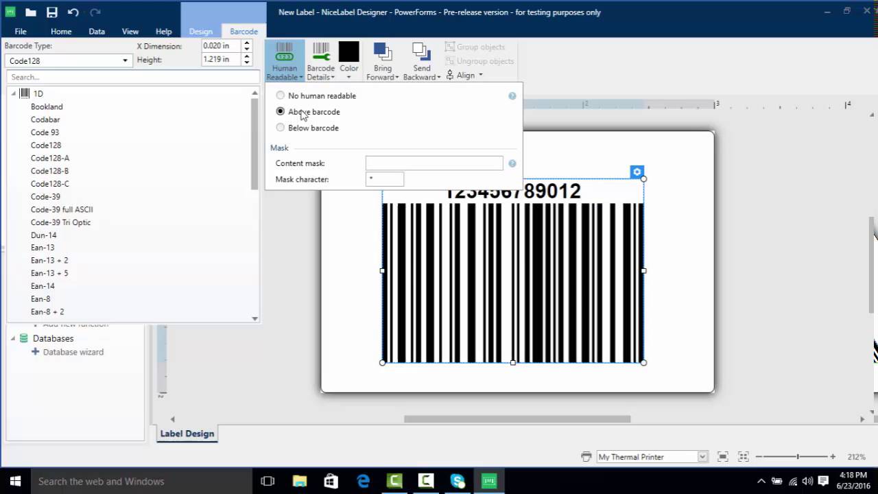 NiceLabel 2017 - How to Print Barcodes