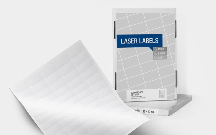 Étiquettes laser amovibles