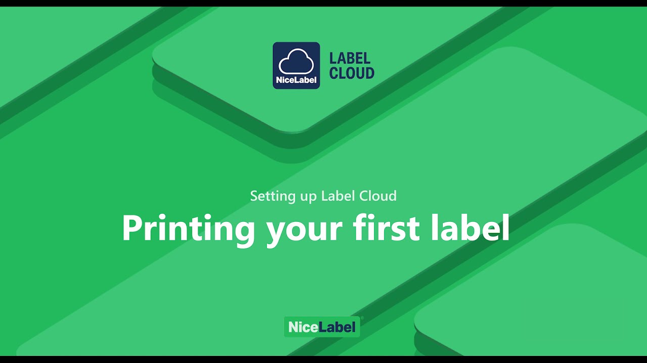Label Cloud #5 - Printing your first label
