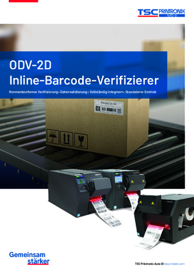 ODV-2D Inline-Barcode-Verifizierer mit TSC